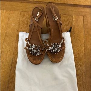 Prada beaded heels!